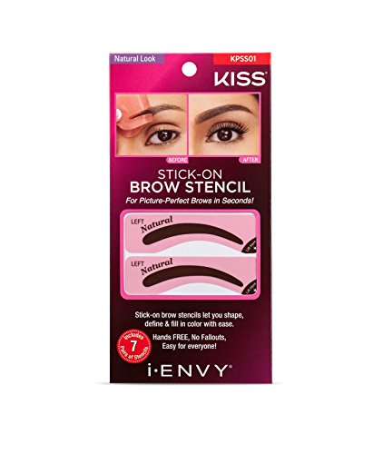 i-Envy by Kiss Stick-On Brow Stencil (KPSS01 Natural Look)