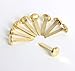 Hapy Shop Paper Fasteners,Medium 3/4-Inch Brass Plated Scrapbooking Brads Round Metal Brads for Crafts Making DIY,300 Pack