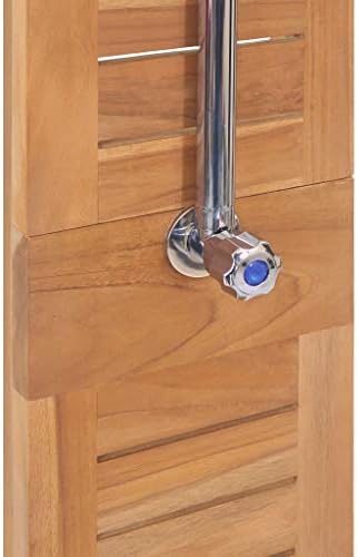 Vidaxl Teak Massivholz Gartendusche Aussendusche Pooldusche Solardusche Dusche Amazon De Garten