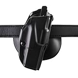 Safariland 6378 ALS, Paddle & Belt Slide Holster, Glock 20, 21 w/ITI M3, Plain Black, Left Hand