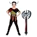 Inflatable Pretend Play Pirate Swords Axe for Boys Halloween Party Supplies Set of 6