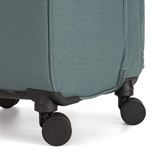 Kipling Spontaneous Softside Spinner Wheel Luggage, Light Aloe, Checked