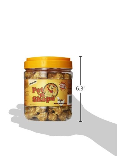 Pet 'N Shape Chik 'N Rice Dumbbells Natural Dog Treats, 16-Ounce