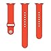 MoKo Apple Watch Band Series 1 Series 2, Soft Silicone Replacement Sports Band for 42mm Apple Watch 2015 & 2016 All Models, ORANGE (Not fit 38mm Versions)