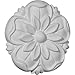 Ekena Millwork ROS05X05LY Lyre Round Rosette, 5 7/8