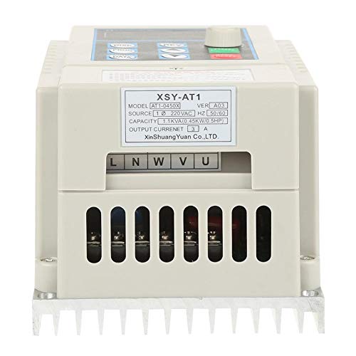 Inverter Motor Drive, 1Pc Ac 220V 0.45Kw Variable Frequency Drive Vfd Speed Controller Inverter Single Phrase Reduction Motor Adjustable-Frequency Drive - Thumbnail 6