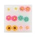 Yaruie Pack of 12 Pairs(2boxes) Daisy Ear Stud Earrings Bulk Multicolor