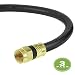 Mediabridge Coaxial Cable (3 Feet, 3 Pack) w/Gold-Plated F-Male Connectors - Ultra Series - Tri-Shielded UL CL2 in-Wall Rated RG6 Digital Audio/Video - Removable EZ Grip Caps (Part# CJ03-6BF-G1X3)