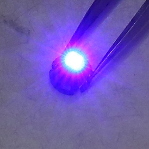 uxcell 10Pcs T4.2 3014 2-SMD Blue LED Dashboard Gauge Light Lamp Bulb for Car Interior