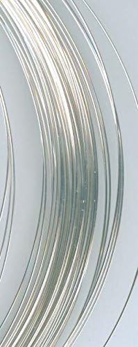 26 Gauge .999 Fine Silver Round Jewelry Wire Soft Temper 20 Feet