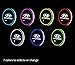 Auto Sport 2PCS LED Cup Holder Mat Pad Coaster with USB Rechargeable Interior Decoration Light Fit Hyundai Accessories