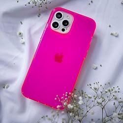 FELONY CASE - Neon Pink Crystal Clear Phone Case