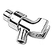 Shower Arm Bracket for Handheld Shower Head, Adjustable Brass Swivel Ball Joint Holder Mount, Chrome