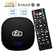 Android 8.1 TV Box, Dolamee 2GB RAM 16GB ROM TV Box Amlogic Quad Core Streaming Media Player with LED Display Support 4K 3D 2.4G WiFi for Home Entertainment
