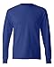 Hanes ComfortSoft Tagless Long-Sleeve T-Shirt. 5586 - Medium - Deep Royal
