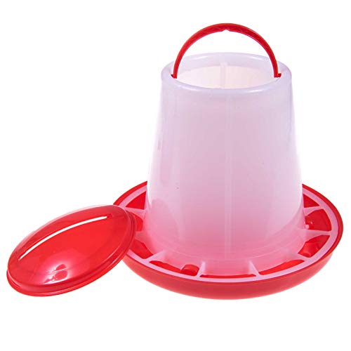 SIDCO Geflügel Futterautomat 1 x Futterspender Hühner Wachteln Enten Futterverteiler – Bild 4