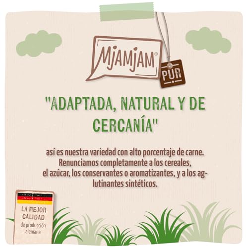 - Comida húmeda Premium para Gatos - Quetschie - Puro Placer cárnico - Vacuno Sabroso Puro, sin Cereales con Extra de Carne, Carne de Vacuno, Pack de 6 (6 x 300 g)