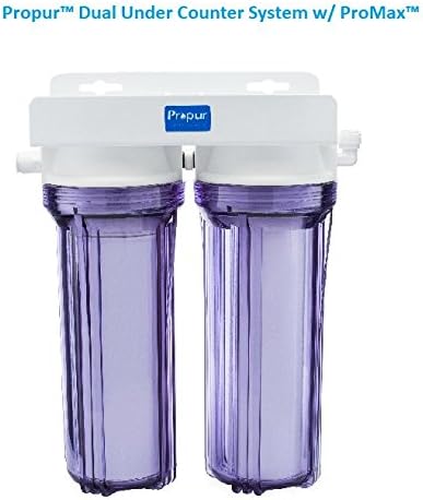 NEW Dual Under Counter System w/ ProMax Filter Technology Without Faucet