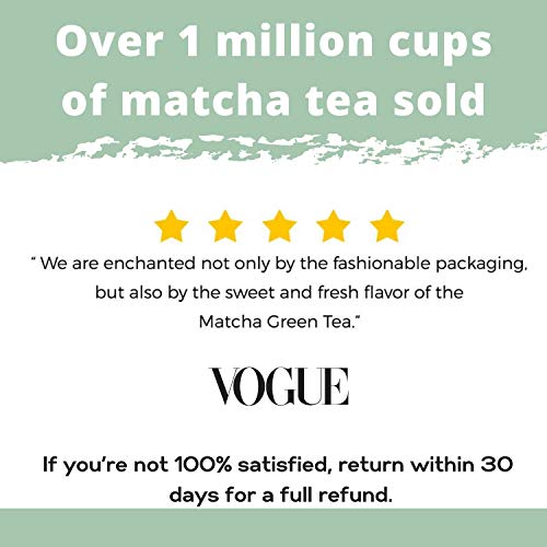 Matcha Green Tea Powder Ceremonial Grade Japanese Tea Boosts Immune System Detox & Energy