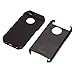 iphone 5s Case, iphone 5 Case,iPhone SE TPU + Pc Dual Layer Hybrid Fashion Shockproof Soft Hard Defender Case Cover for Apple iphone 5/5s (Black-Black)