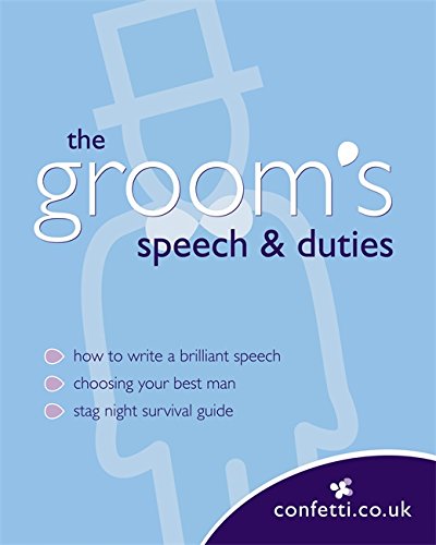 [B.e.s.t] The Groom's Speech and Duties (Confetti)<br />W.O.R.D