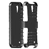 Korecase-Tire-S4-Case-Slim-Hybrid-Hard-Plastic-Soft-Silicone-Heavy-Duty-Rugged-Dual-Layer-Hybrid-Armor-Protective-Case-For-Samsung-Galaxy-S4-IV-i9500-with-Built-in-Kickstand-Black