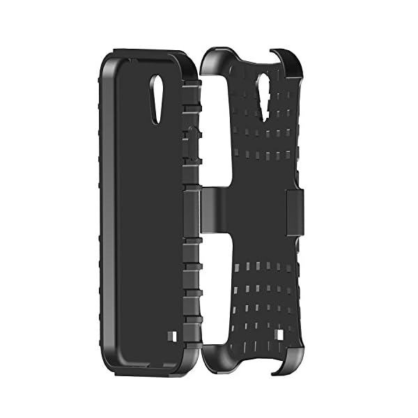 Korecase-Tire-S4-Case-Slim-Hybrid-Hard-Plastic-Soft-Silicone-Heavy-Duty-Rugged-Dual-Layer-Hybrid-Armor-Protective-Case-For-Samsung-Galaxy-S4-IV-i9500-with-Built-in-Kickstand-Black
