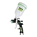 PowRyte Elite 20 Oz Composite HVLP Gravity Feed Air Spray Gun - 1.4mm Nozzle