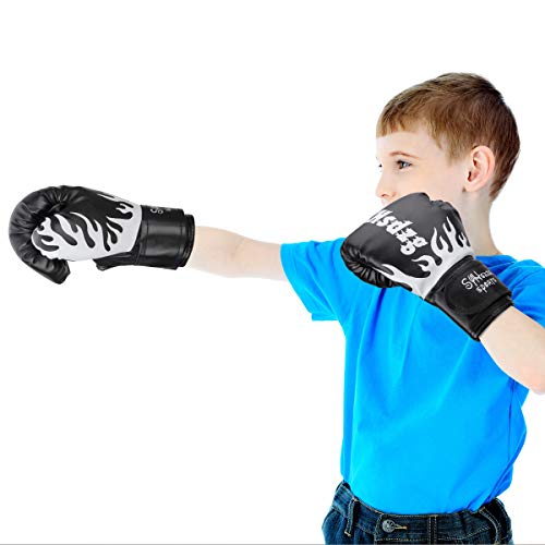 image for SYHsdzg Kids Boxing Gloves， Junior Punch Bag MMA Training Muay Thai 