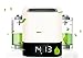 Pakway All-in-one Bluetooth Speaker with Multicolor Night Light Lamp, Alarm Clock, Hands-free Calls,MP3 Player Function (White Plus)