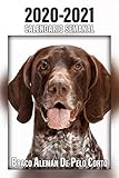 2020-2021 Calendario Semanal Braco alemán de pelo corto: 221 Páginas | Tamaño A5 | 24 Meses | 1 Semana en 2 Páginas | Planificador | Agenda Semana ... | Perro | En Español (Spanish Edition)