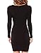 Haola Women's Sexy Casual Long Sleeve Short Dress Mini Dress
