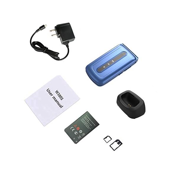 Unlocked-Senior-Flip-Mobile-PhoneBig-Button-Phone-For-Elderly-Easy-to-UseSIM-Free-Phone-with-24-Large-Screen-SOS-Button-FM-Radio-Torch-and-Charging-Cradle-Blue Unlocked Senior Flip Mobile Phone,Big Button Phone For Elderly, Easy to Use,SIM Free Phone with 2.4" Large Screen | SOS Button| FM Radio | Torch and Charging Cradle (Blue)
