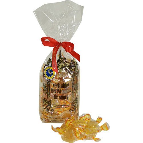 Bergamotes Candies From Nancy (Eastern France) - Bergamot Flavored Hard Candies - 7oz Sachet
