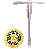 Premium Portable Fan for iphone- Strong Breeze, High End Metal Body, Lightweight, Easy to Carry, Works on iphone, ipod touch, and ipad by Bonmuráe (Rose Gold)