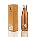 vatna Insulated Water Bottle, Double Wall Vacuum Stainless Steel Water Bottle, Cola Shape, BPA Free, Keeps Cold & Hot, Perfect for Picnics Outdoor Sports Camping Hiking Cycling 17oz (500ml)