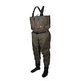 Frogg Toggs Pilot II Breathable Stockingfoot Chest Wader, Stone/Taupe, Size Large