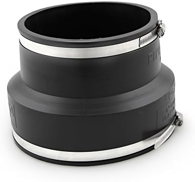 Flexible Coupling - 6.0" x 8.0" - Black