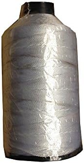 dirty WHITE Bonded Nylon Sewing Thread Size T270#277 800 Yard for Outdoor, Leather, Bag, Shoes, Canvas, Upholstery