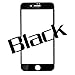 iPhone 7 Plus Screen Protector, FlexKlearGlass 3D Full Coverage 9H Soft Flexible Glass Screen Protector Film, with Edge to Edge Protection【Not Tempered Glass】 - Black