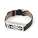 Black/ Gold/ Rose Gold/ Silver Replacement Leather Bracelet/Pendant Necklace With Unique Design Metal Housing For Fitbit Flex Wristband Fitness SmartBand
