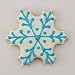 Ann Clark Snowflake Cookie Cutter - 3.5 Inches - Tin Plated Steel