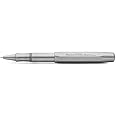 Kaweco STEEL SPORT Gel/Ballpoint Pen I Pen Including 0.7 mm Rollerball Pen Refill for Left-Handed and Right-Handed Users in Classic Design with Ceramic Ball I Gel Rollerball 13 cm in Stainless Steel