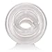 CalExotics Optimum Series Stroker Mouth Pump Sleeve - Male Silicone Masturbation Sleeve - 6.25 Inch Adult Male Masturbator Sex Toy – Clear