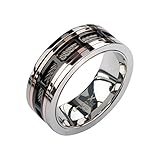 INOX Jewelry Stainless Steel Rose Gold Window