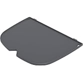 Weber&reg; Q Half Griddle for Q 2800N+ Gas Grill | Porcelain‑Enameled Cast‑Iron Half Griddle, Non‑Stick Surface for Breakfast, Veggies &amp; Searing - Grill Accessory