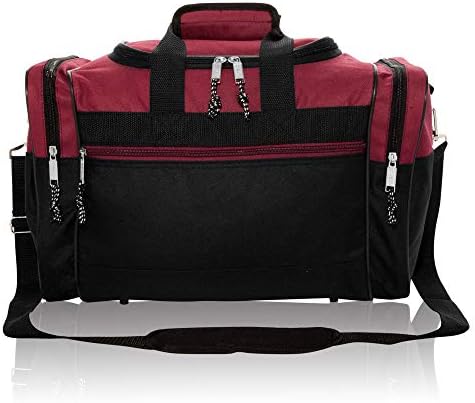 DALIX 17" Blank Duffle Bag Duffel Bag Travel Size Sports Durable Gym Bag 2 DALIX 17" Blank Duffle Bag Duffel Bag Travel Size Sports Durable Gym Bag