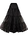 promdressesol Women's Ankle Length Petticoat Crinoline Underskirt for Long Dress
