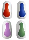 Leyaron 4 Pack Magnetic Whiteboard Eraser in Mouse Shape for Dry Erase Pens and Markers, Multicolored