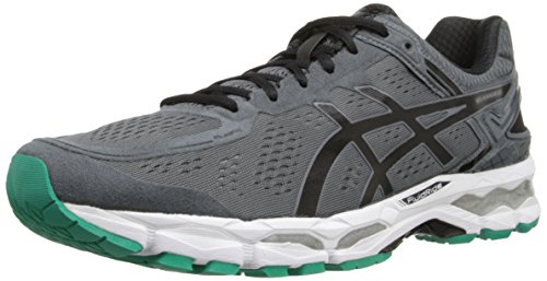 Asics men s gel-kayano 22 running shoe, carbon/black/si…